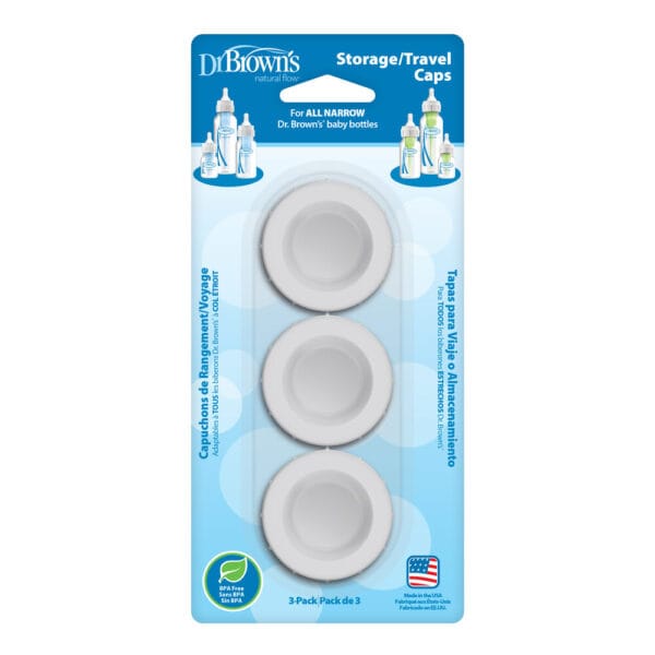 Dr. Brown's Afsluitdoppen voor smalle halsflessen | 3 stuks - Afbeelding 2