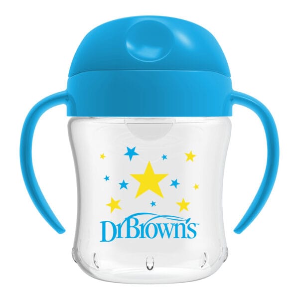 Dr. Brown's Trainingsbeker zachte tuit blauw 180ml