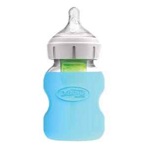 Dr. Brown's Beschermhoes voor brede glazen fles 150 ml | blauw