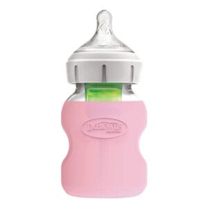 Dr. Brown's Beschermhoes voor brede glazen fles 150 ml | roze