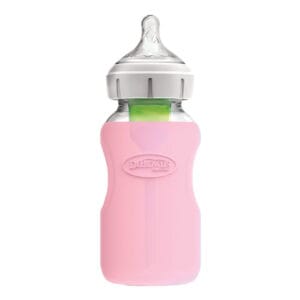 Dr. Brown's Beschermhoes voor brede glazen fles 270 ml | roze