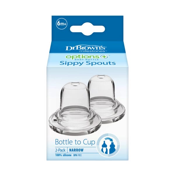Dr. Brown’s Options+ Anti-colic – Sippy Spout smalle halsfles | 2 stuks - Afbeelding 2