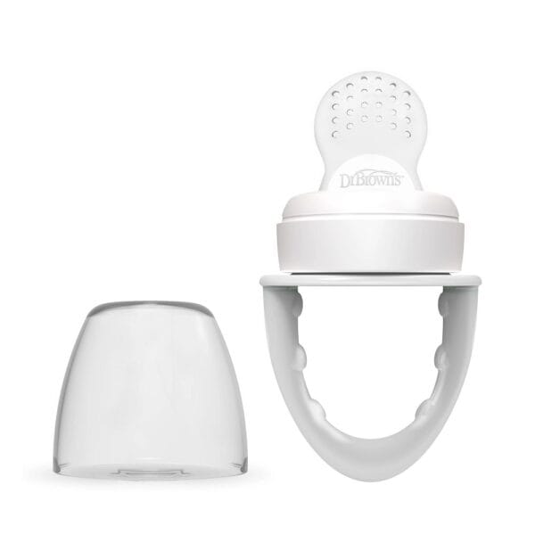 Dr. Brown's Fresh Firsts Silicone Feeder grijs - Afbeelding 2