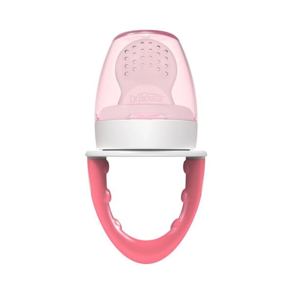 Dr. Brown's Fresh Firsts Silicone Feeder roze