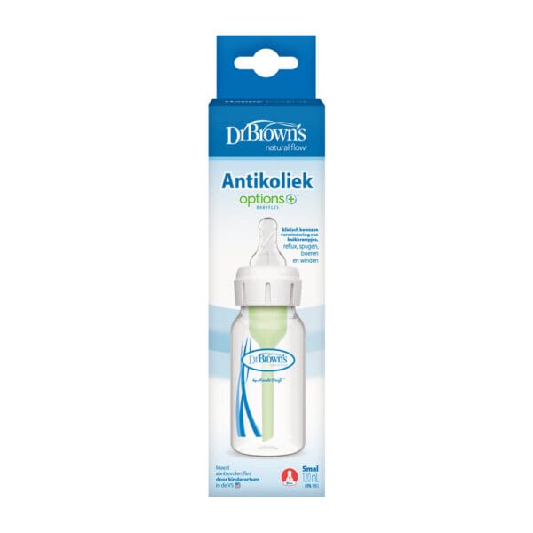 Dr. Brown's Options+ Anti-colic Bottle |  Standaard halsfles 120 ml - Afbeelding 2