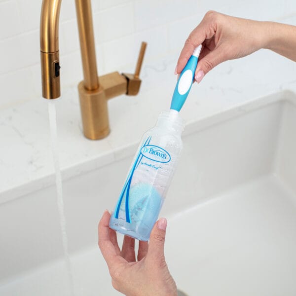 Dr. Brown's Options+ Anti-colic Bottle Giftset | Standaard halsfles blauw - Afbeelding 4
