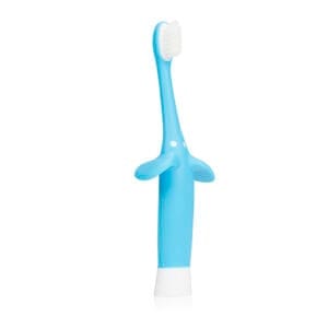 Dr. Brown's Baby's eerste tandenborstel Olifant blauw