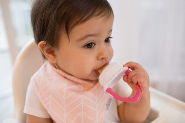 Dr. Brown's Fresh Firsts Silicone Feeder roze - Afbeelding 3