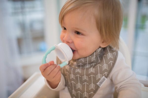 Dr. Brown's Fresh Firsts Silicone Feeder mint - Afbeelding 3