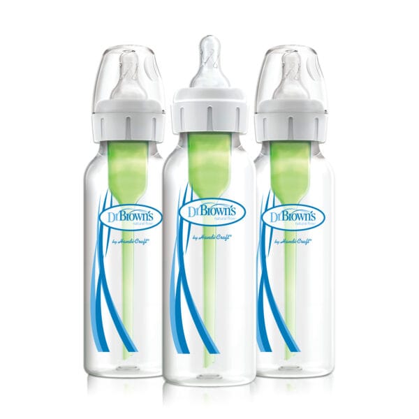 Dr. Brown's Options+ Anti-colic Bottle | 3-pack Standaard halsfles 250 ml
