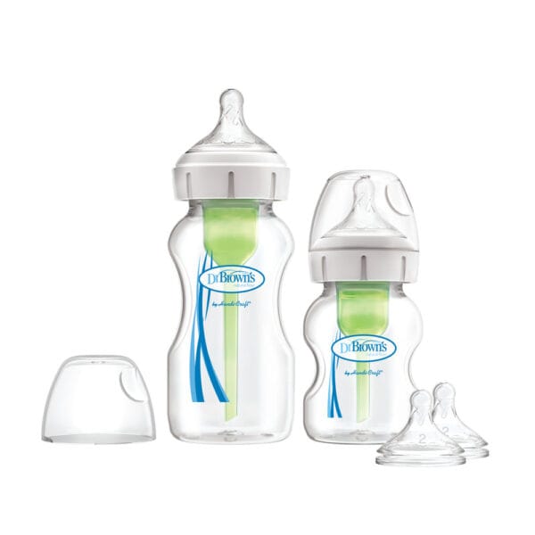 Dr. Brown's Options+ Anti-colic | Starterset Brede Halsfles 2-pack