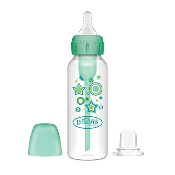 Dr. Brown's Options+ Bottle to Sippy Starter kit | Standaard halsfles groen 250 ml