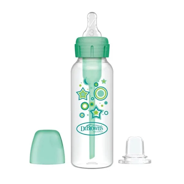 Dr. Brown's Options+ Bottle to Sippy Starter kit | Standaard halsfles groen 250 ml
