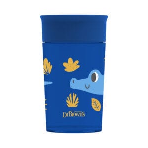 Dr. Brown’s Cheers 360° cup blauw 300 ml