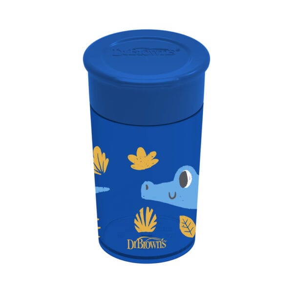 Dr. Brown’s Cheers 360° cup blauw 300 ml - Afbeelding 3