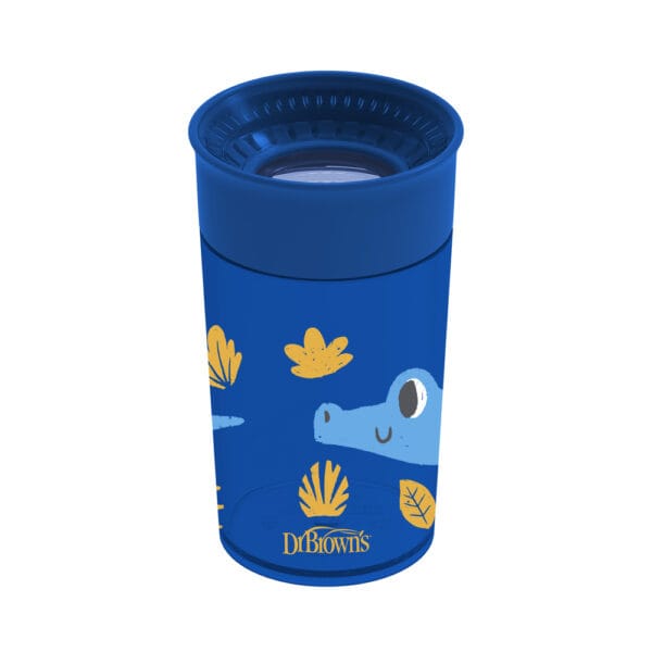 Dr. Brown’s Cheers 360° cup blauw 300 ml - Afbeelding 4