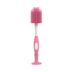 Dr. Brown’s Siliconen flessenborstel brede halsfles | roze
