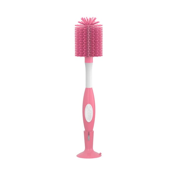 Dr. Brown’s Siliconen flessenborstel brede halsfles | roze