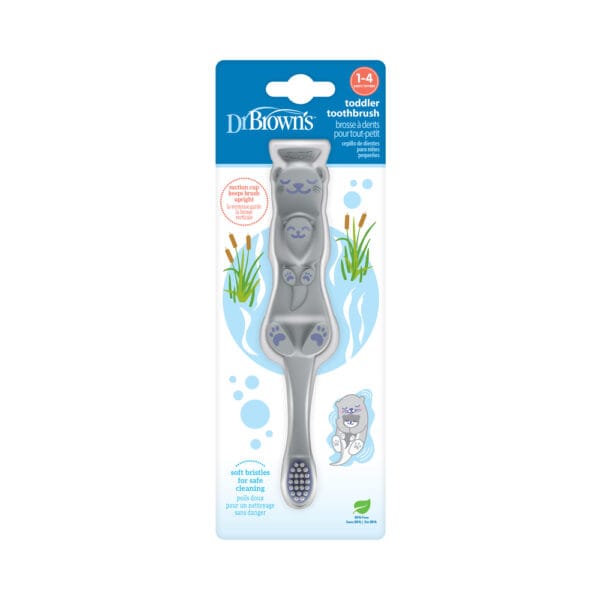 Dr. Brown’s Baby’s eerste tandenborstel otter - Afbeelding 2