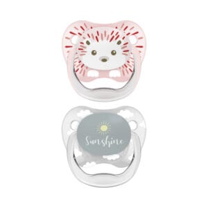 Dr. Brown's Fopspeen 2-pack animal faces fase 1