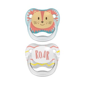 Dr. Brown's Fopspeen 2-pack animal faces fase 1