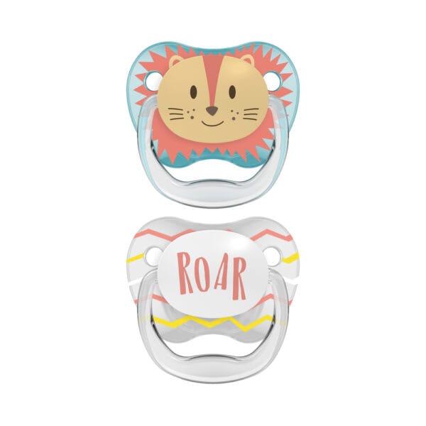 Dr. Brown's Fopspeen 2-pack animal faces fase 1