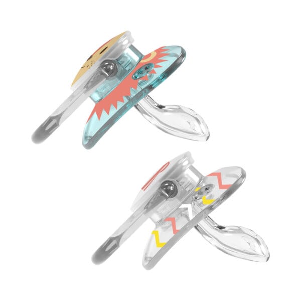 Dr. Brown's Fopspeen 2-pack animal faces fase 1 - Afbeelding 2