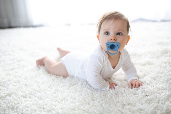 Dr. Brown's HappyPaci siliconen fopspeen 0-6 mnd blauw & groen - Afbeelding 4