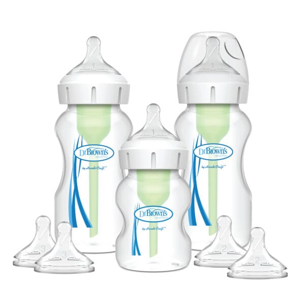 Dr. Brown's Options+ Anti-colic Bottle | Startpakket Brede halsfles
