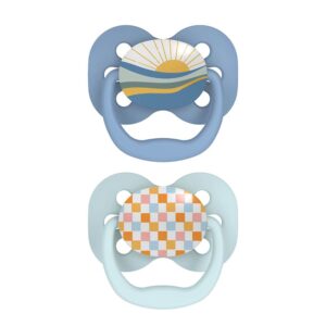 dr. brown's symmetrische fopspeen fase 1 blauw