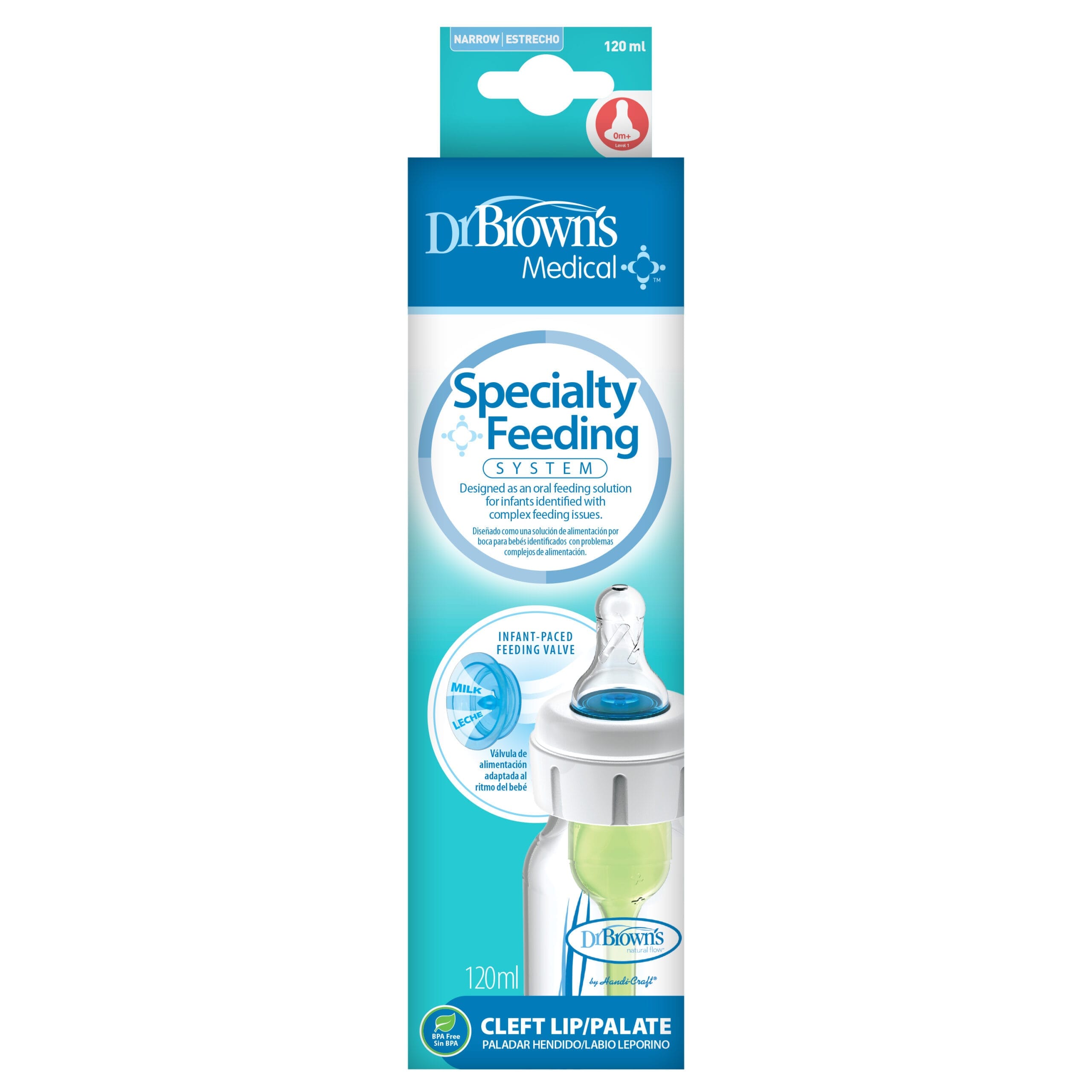 dr. brown's options+ anti colic bottle | specialty feeding system 120 ml