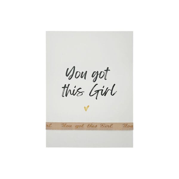 La Luz Armband met kaart - You got this girl