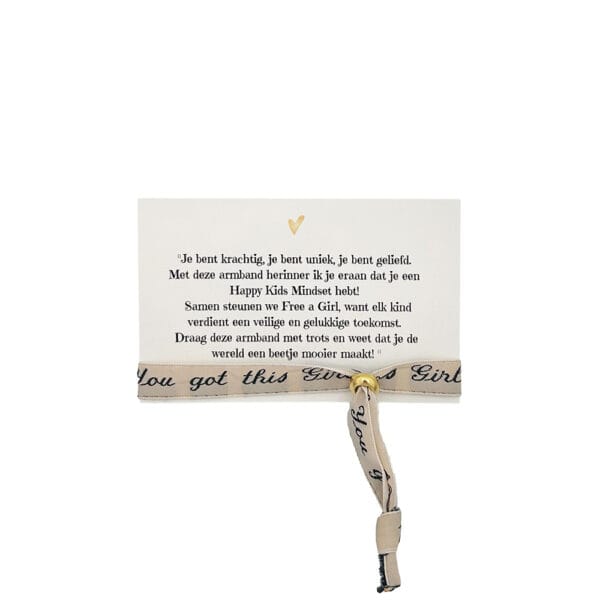 La Luz Armbandje You got this girl - Afbeelding 3