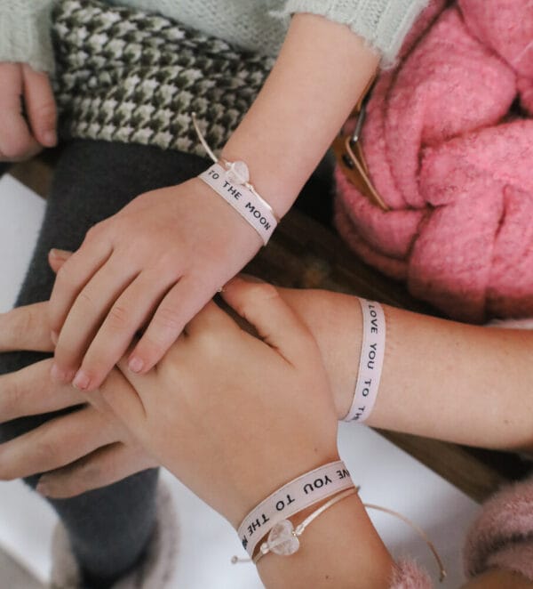 La Luz Armband met kaart -  I love you to the moon and back - Afbeelding 2