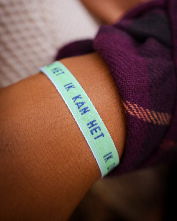 La Luz Armbandje Kids Ik wil het-Ik kan het-Ik doe het - Groen - Afbeelding 4