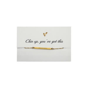 Stay Strong armbandje van La Luz op een kaartje