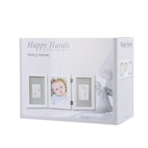 Dooky Happy Hands Baby Afdruk Fotolijst Triple - Afbeelding 3