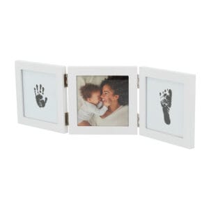 Dooky Happy Hands Inkloze Baby Afdruk Fotolijst Triple Klein