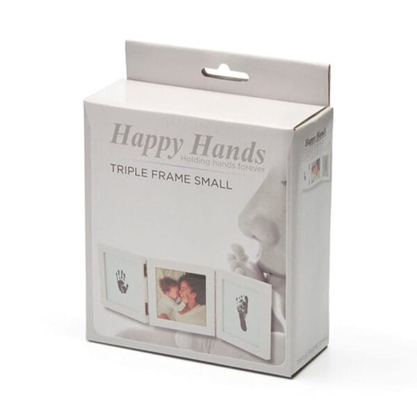 Dooky Happy Hands Inkloze Baby Afdruk Fotolijst Triple Klein - Afbeelding 3