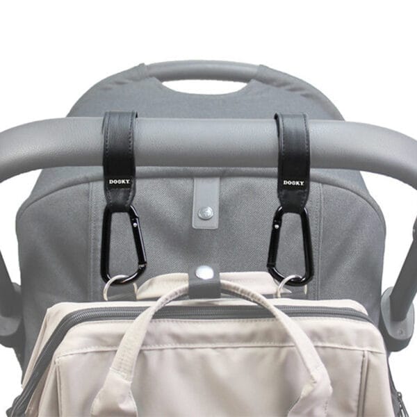 Dooky Kinderwagenhaken Klein Black (2 stuks)