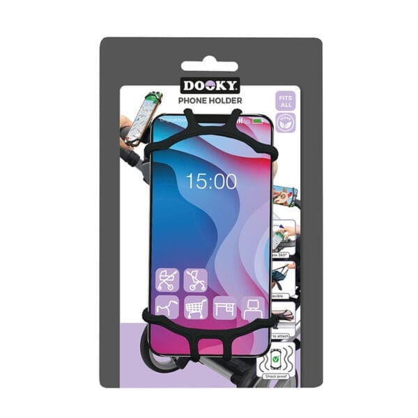 Dooky Telefoonhouder Black - Afbeelding 3