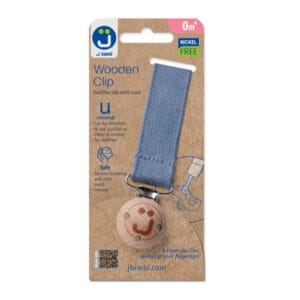 J BIMBI Speenkoord Houten Clip