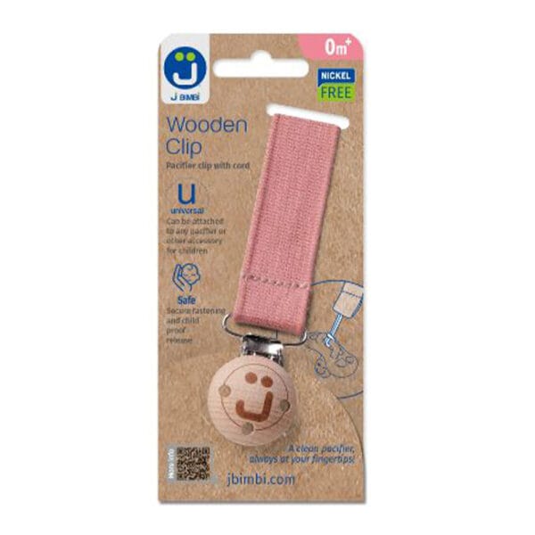 J BIMBI Speenkoord Houten Clip - Afbeelding 5