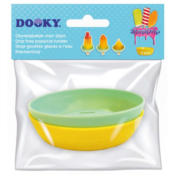Dooky Stop Drip Yellow/Mint 2-pack