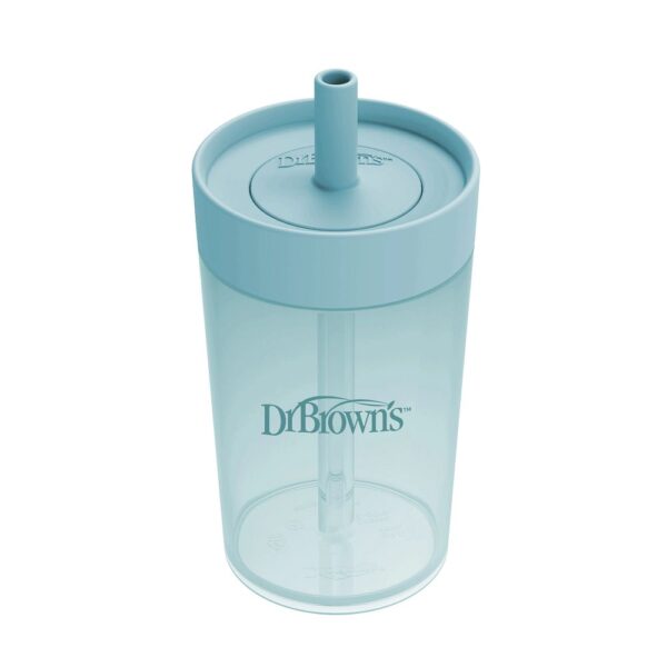 Dr. Brown’s Straw to 360° Cup Set blauw 300 ml - Afbeelding 4